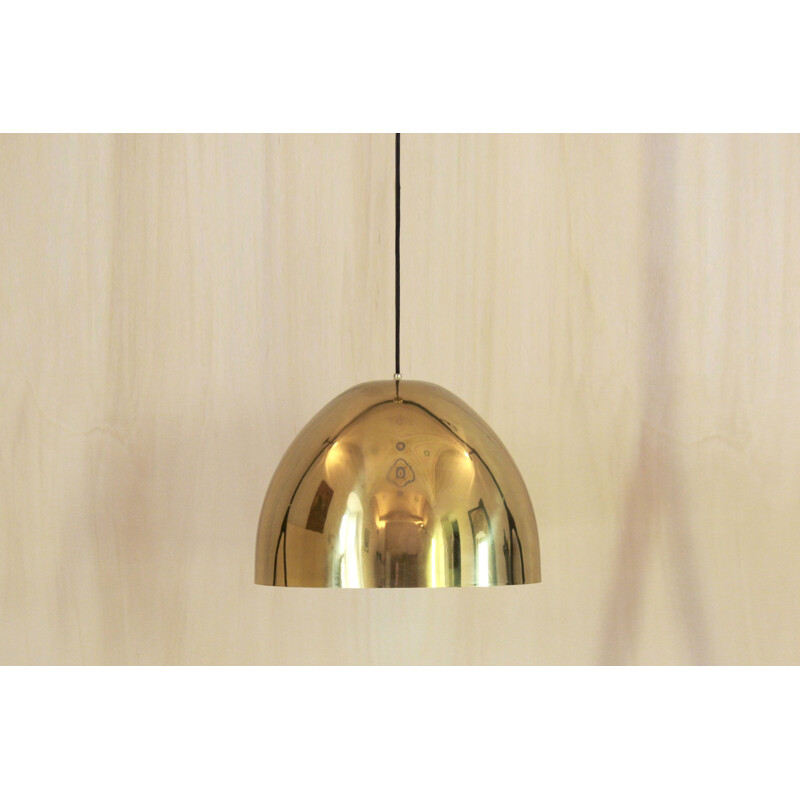 Vintage brass pendant light 1960