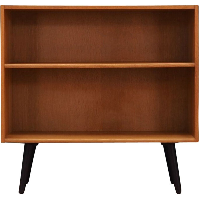 Bibliothèque vintage en frêne, design scandinave, 1960-70