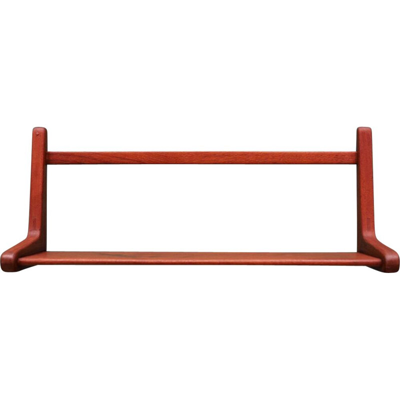 Vintage hanging shelf in teak, 1960-70s