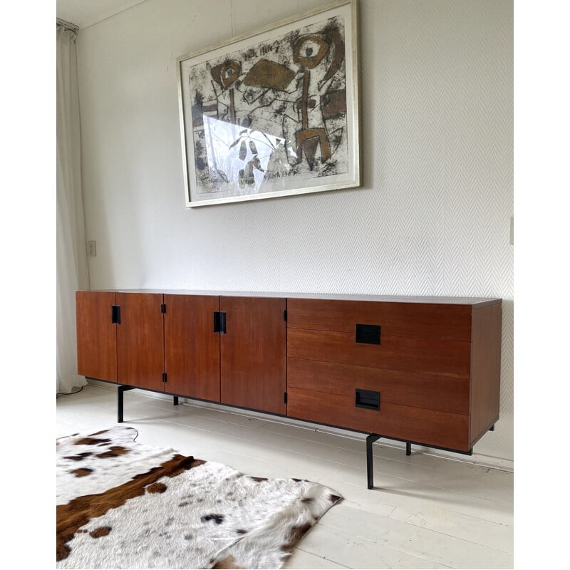 Vintage Du03 teak sideboard by Cees Braakman for Pastoe, Netherlands 1950