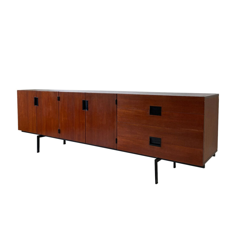 Vintage Du03 teak dressoir van Cees Braakman voor Pastoe, Nederland 1950