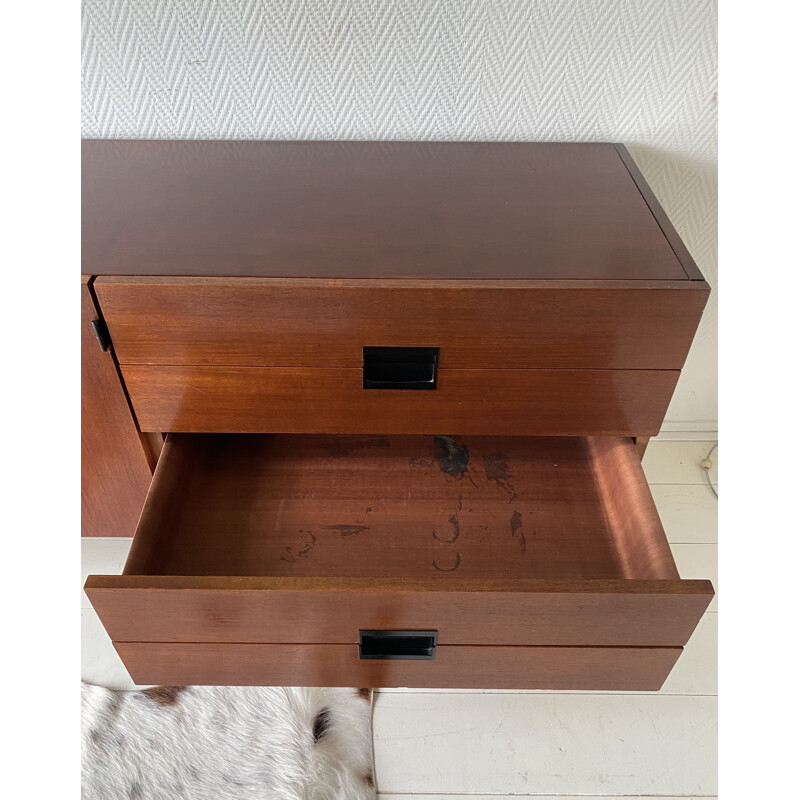 Vintage Du03 teak sideboard by Cees Braakman for Pastoe, Netherlands 1950