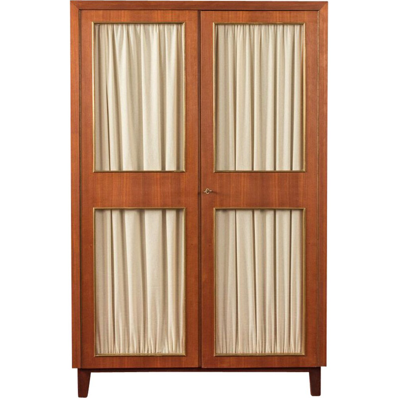 Vintage wardrobe in macore veneer, 1950s