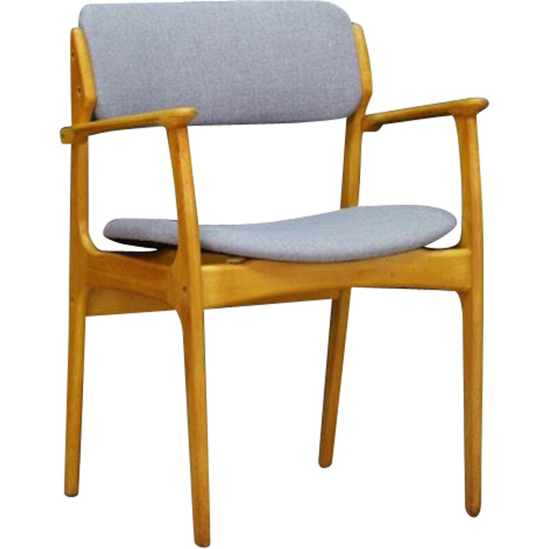 Fauteuil danois vintage en teck par Erik Buch, 1960