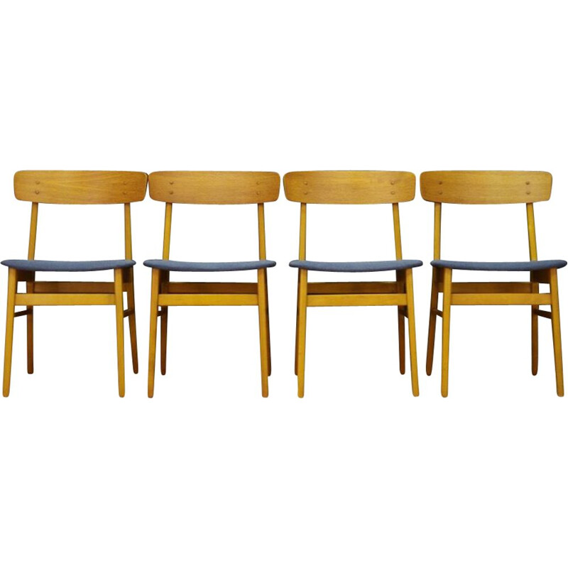 Ensemble de 4 chaises vintage en teck de Farstrup, 1960-70