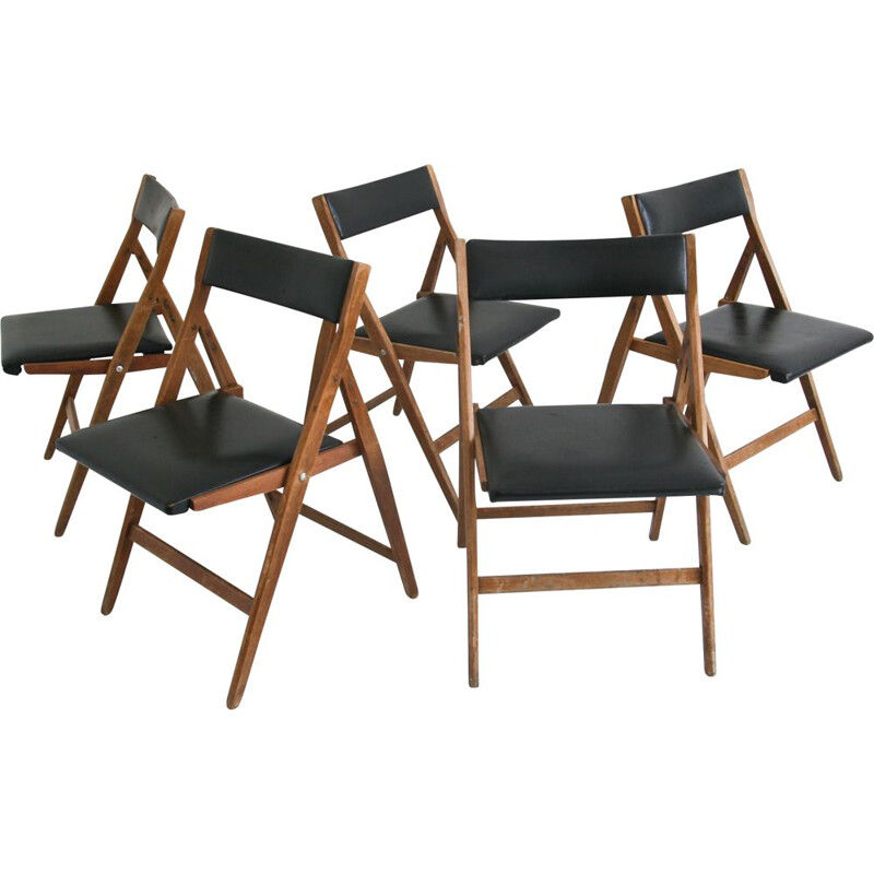 Ensemble de 6 chaises vintage Eden de Gio Ponti, 1950