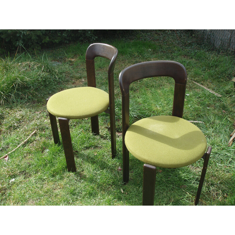 Paires de Chaises vintage de Bruno rey