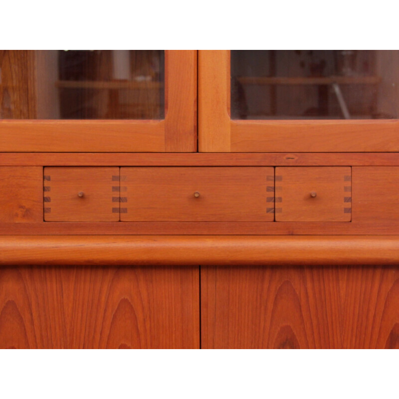 Vintage Scandinavian teak corner cabinet by Dyrlund