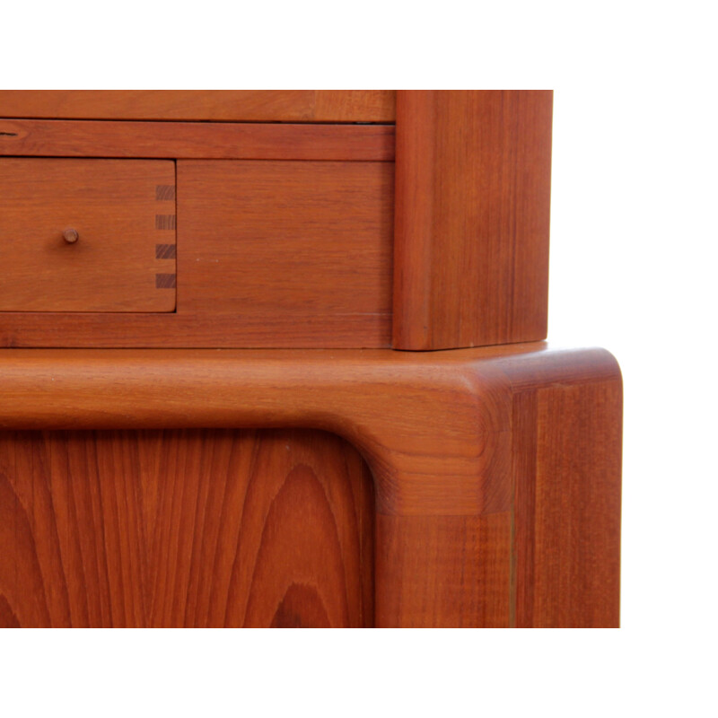 Vintage Scandinavian teak corner cabinet by Dyrlund