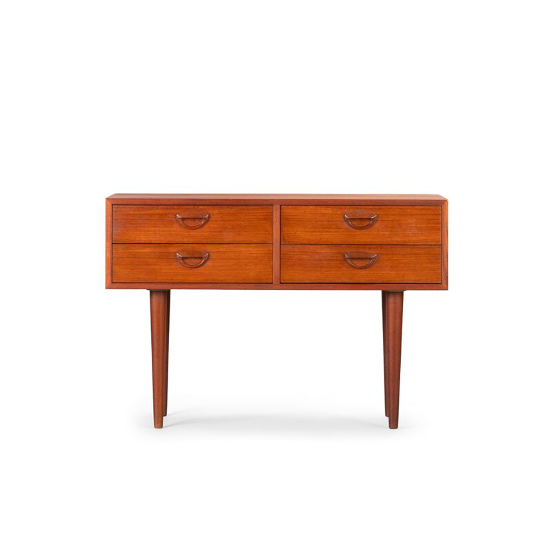 Vintage Teak Dresser by Kai Kristiansen for FM Møbler, 1962