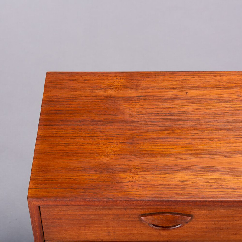 Vintage Teak Dresser by Kai Kristiansen for FM Møbler, 1962