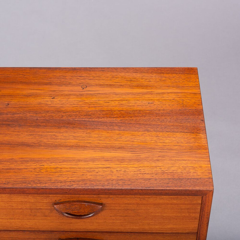 Vintage Teak Dresser by Kai Kristiansen for FM Møbler, 1962