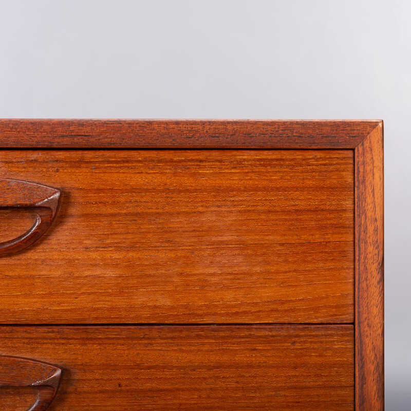 Vintage Teak Dresser by Kai Kristiansen for FM Møbler, 1962