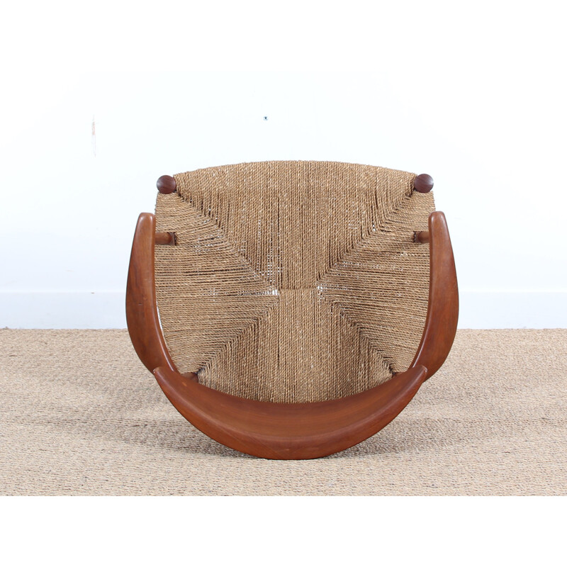 Coppia di poltrone scandinave vintage in teak modello 317 di Peter Hvidt