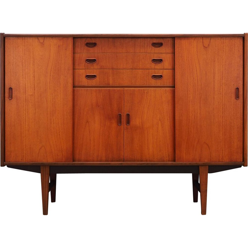 Vintage Westergaard highboard in teak, 1960-1970