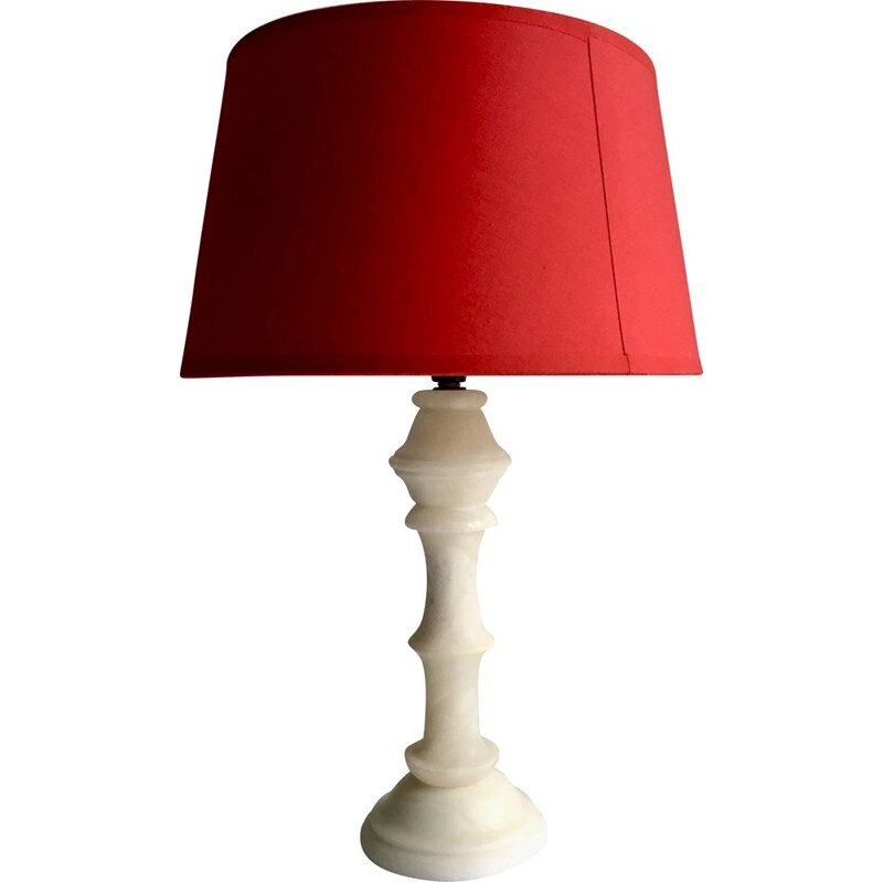 LAMPE Vintage Chic ALBATRE 