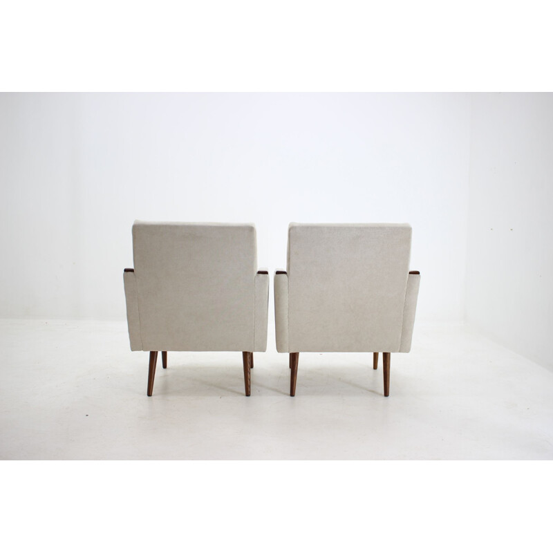 Vintage Pair of Armchairs, Czechoslovakia 1960