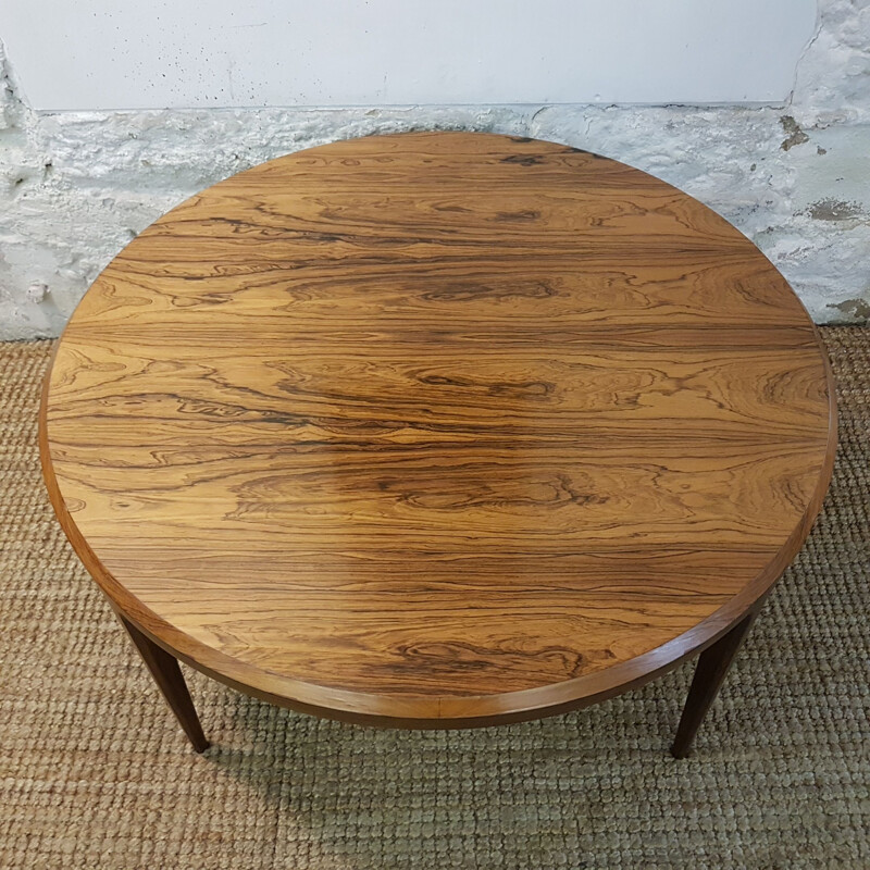 Vintage rosewood coffee table by Johannes Andersen for Silkeborg, Denmark 1960