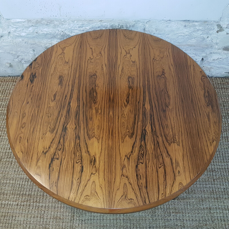 Vintage rosewood coffee table by Johannes Andersen for Silkeborg, Denmark 1960