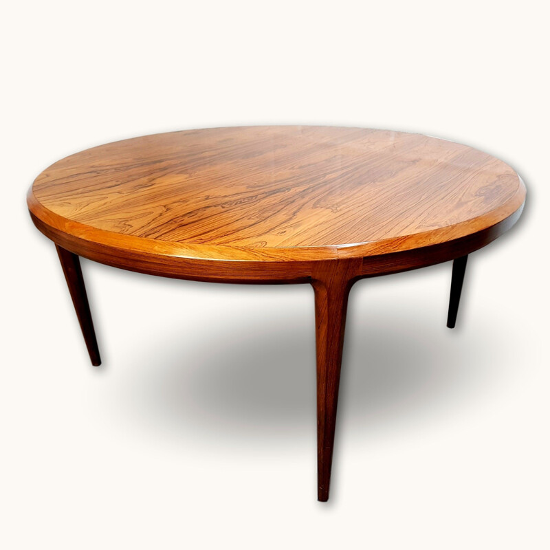 Vintage rosewood coffee table by Johannes Andersen for Silkeborg, Denmark 1960