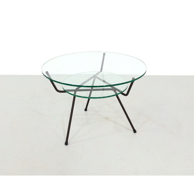 Table basse tripode vintage de WH Gispen pour Kembo