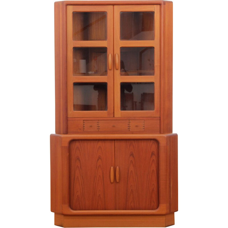 Vintage Scandinavian teak corner cabinet by Dyrlund