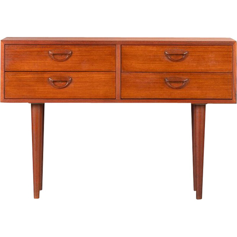 Vintage Teak Dresser by Kai Kristiansen for FM Møbler, 1962