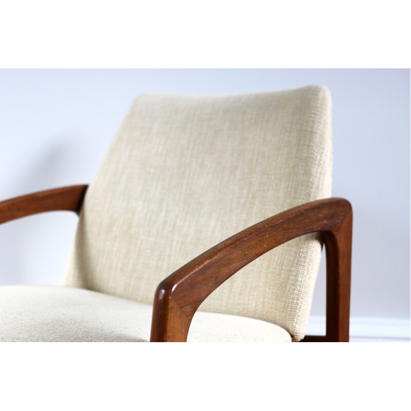 Vintage Scandinavian teak armchair by Henning Kjaernulf, 1960