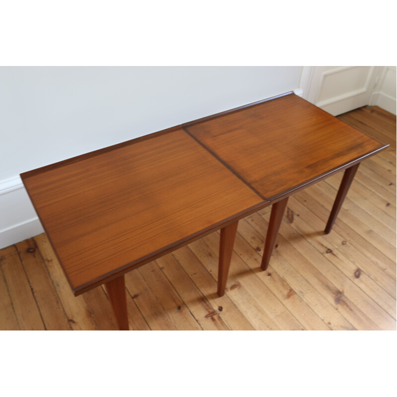 Pair of Scandinavian teak vintgae tables, 1960