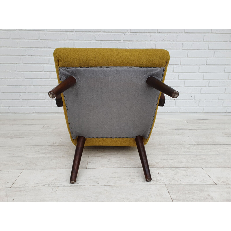 Vintage Danish armchair, 1950s, reupholstered