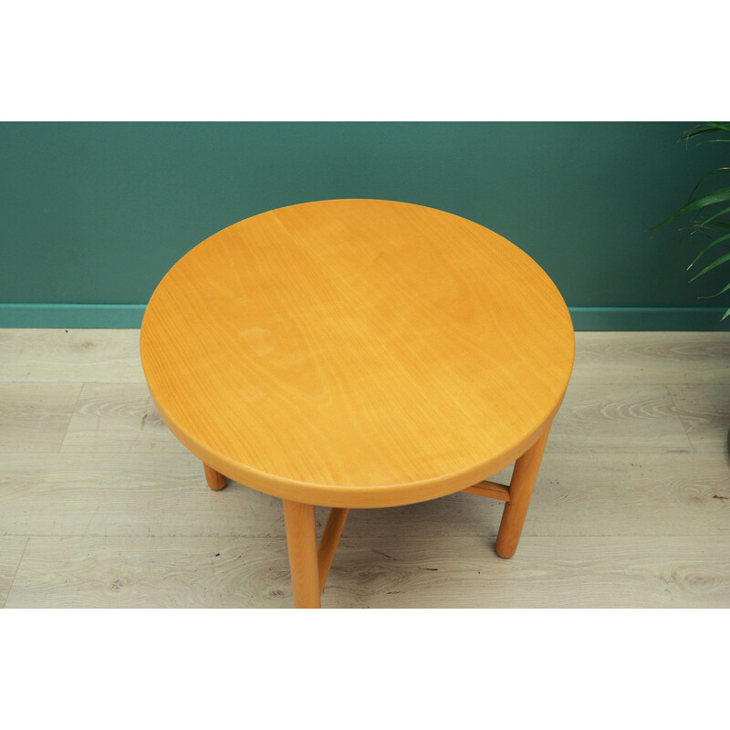 Vintage coffee table in beech wood by Farstrup, 1960-1970