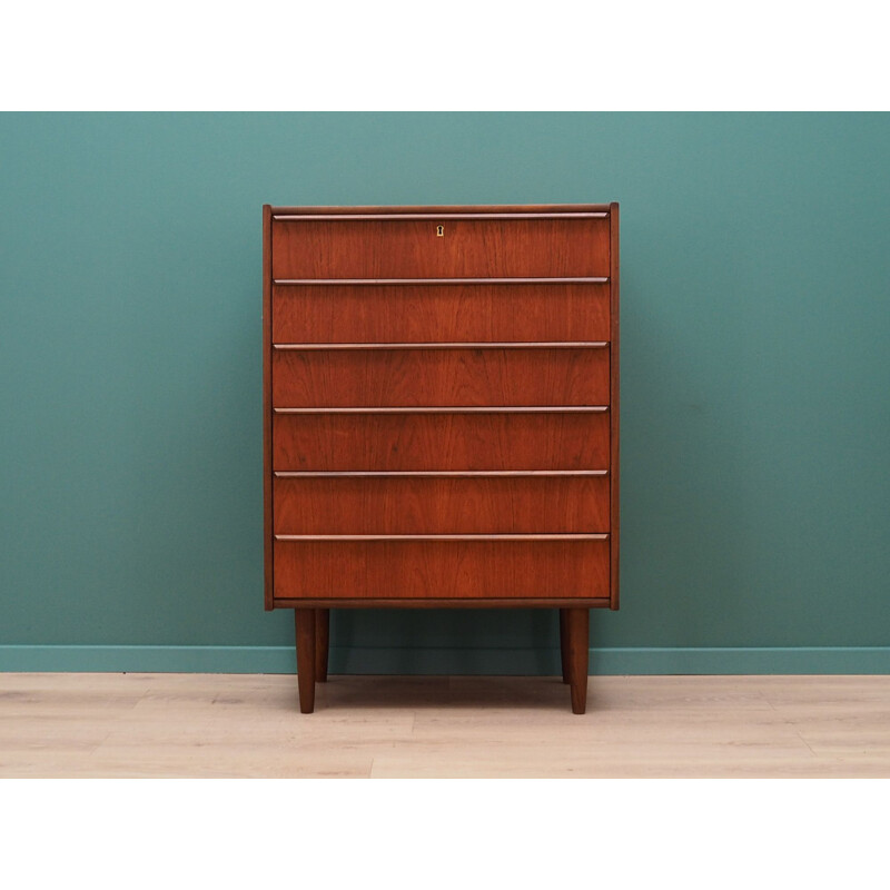 Vintage teak Chest of Drawers by Hanbjerg Mobelfabrik, 1960s