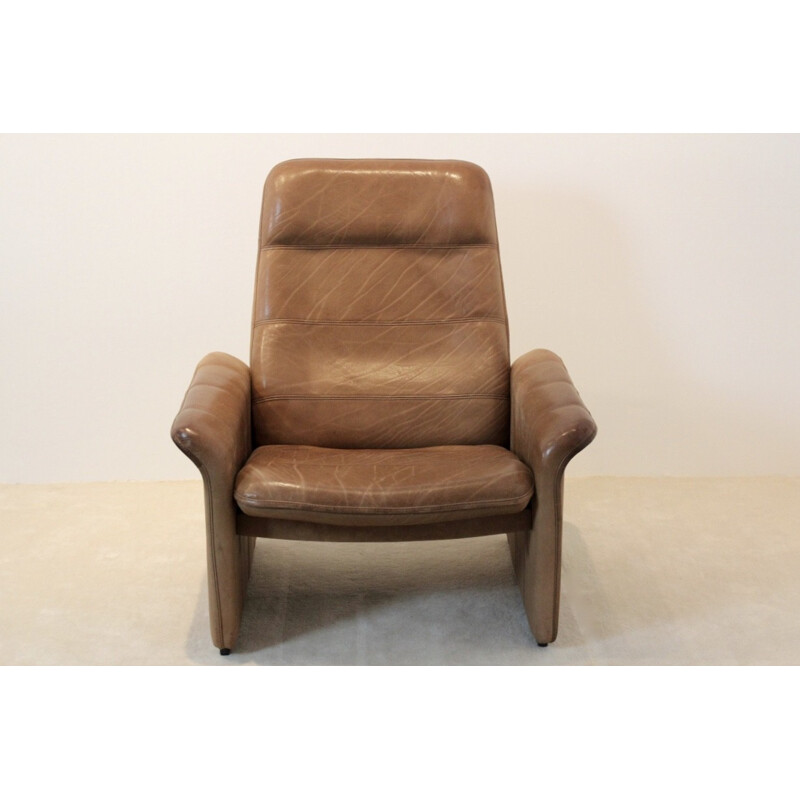 Fauteuil De Sede modèle "DS-50" en cuir à dossier ajustable - 1960