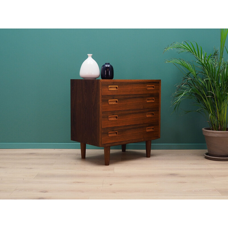 Vintage rosewood Chest Of Drawers by Hundevad, 1960-70s