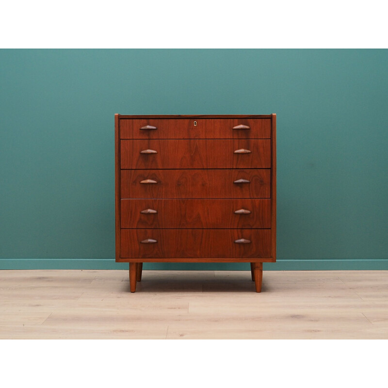 Vintage teak Chest Of Drawers, Denmark 1970s