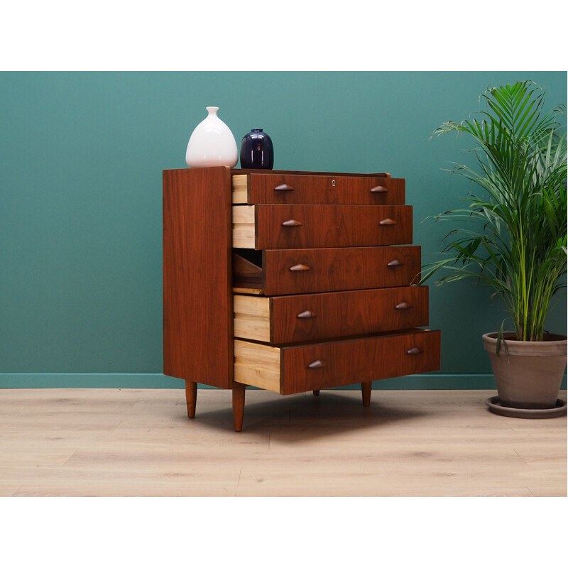 Vintage teak Chest Of Drawers, Denmark 1970s