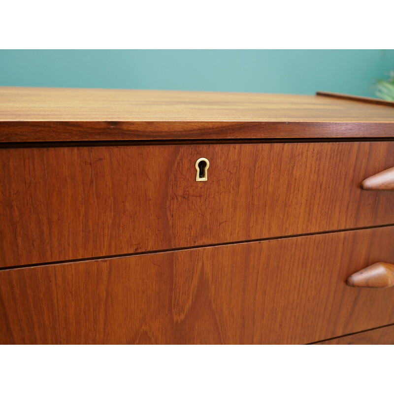 Vintage teak Chest Of Drawers, Denmark 1970s