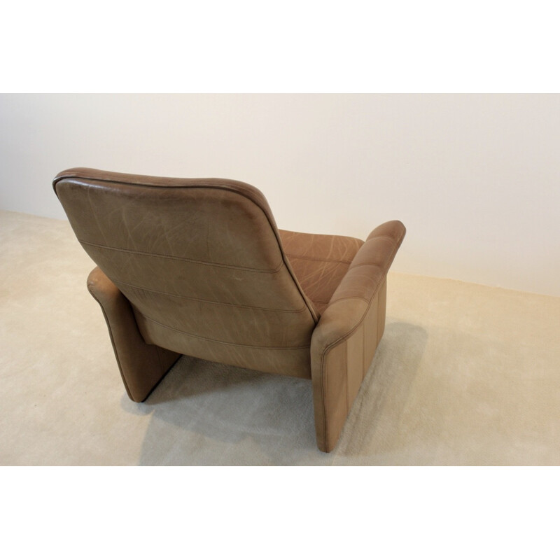 De Sede "DS-50" adjustable lounge chair in leather - 1960s