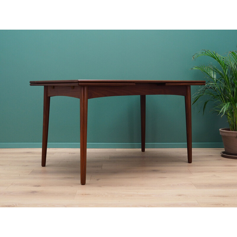 Vintage teak dining table, Denmark, 1960-70s