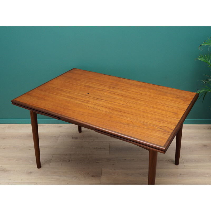 Vintage teak dining table, Denmark, 1960-70s