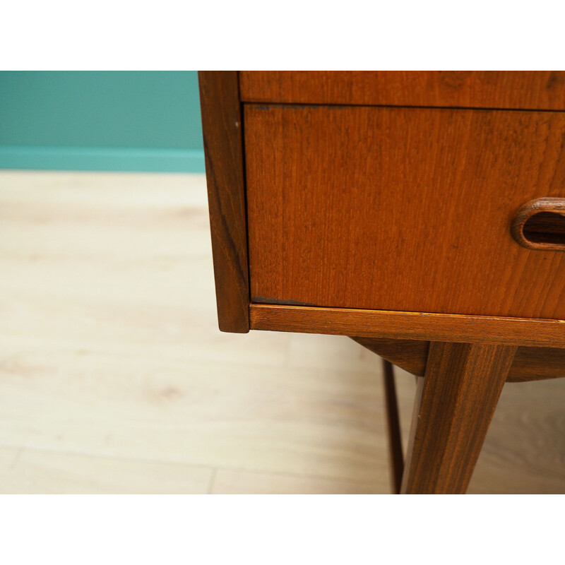 Vintage teak desk, Denmark, 1960-70s