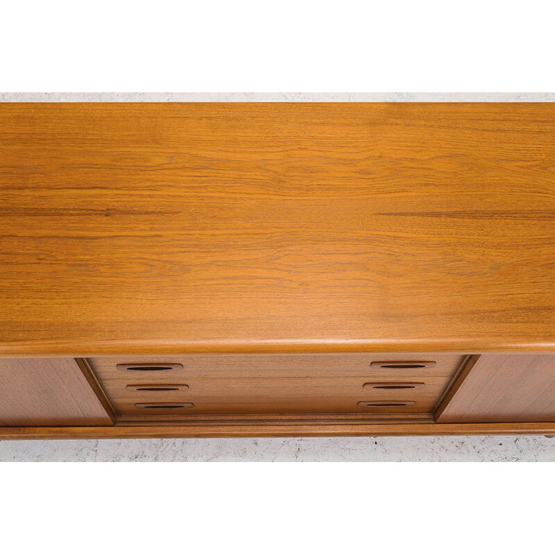 Vintage teak sideboard by HP Hansen, Denmark, 1960s