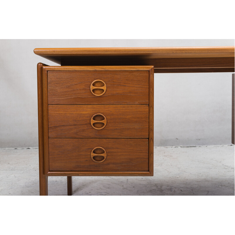 Vintage wooden desk by GV Gasviga for GV Møbler, 1960s