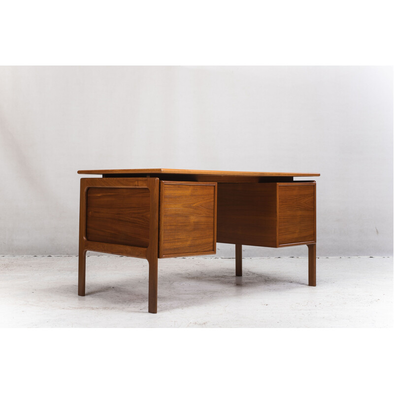 Vintage wooden desk by GV Gasviga for GV Møbler, 1960s