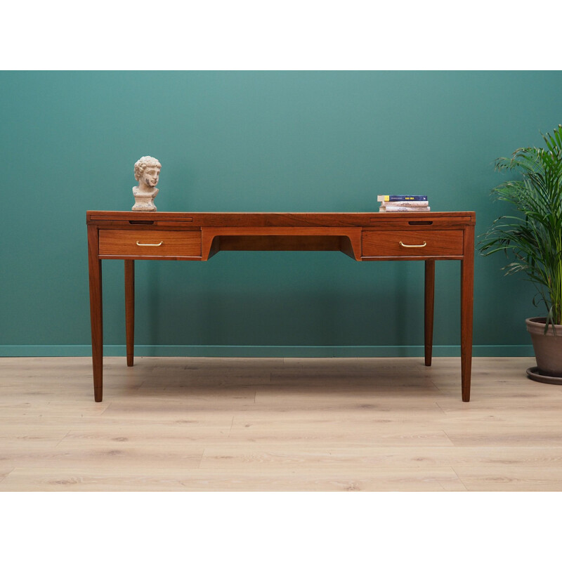 Vintage desk in teak, Denmark, 1960-70s