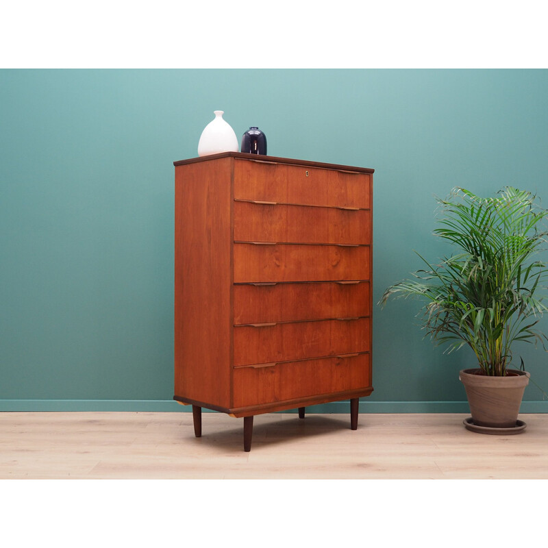 Vintage Teak Chest Of Drawers, 1960-70s