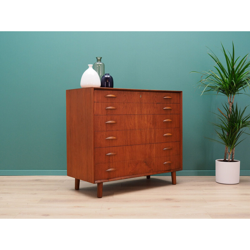 Vintage Chest Of Drawers in teak, 1970s