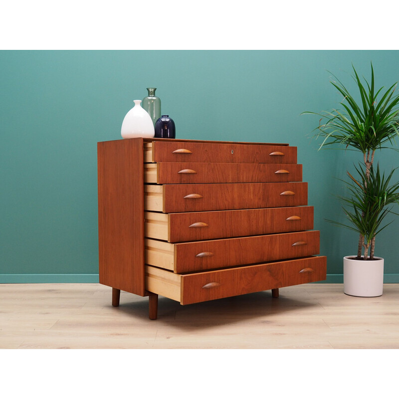 Vintage Chest Of Drawers in teak, 1970s