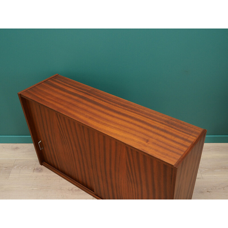 Vintage teak wall sideboard, 1960s