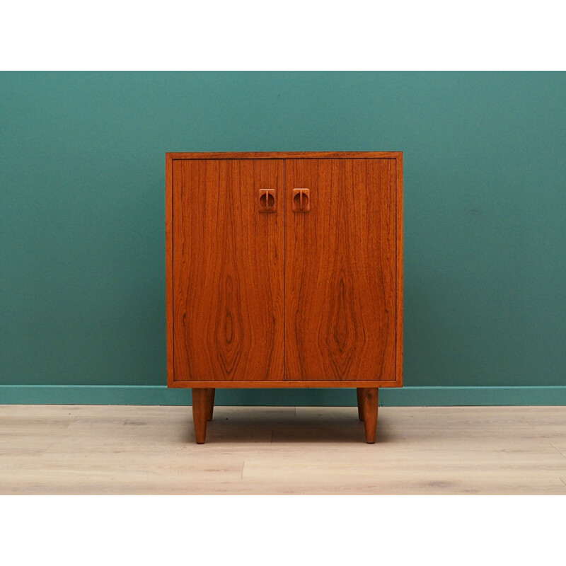 Vintage small cabinet in teak, Denmark, 1960-70s